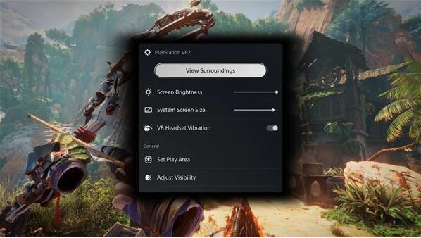 索尼PS VR2功能透视、直播录像、定制游玩区域