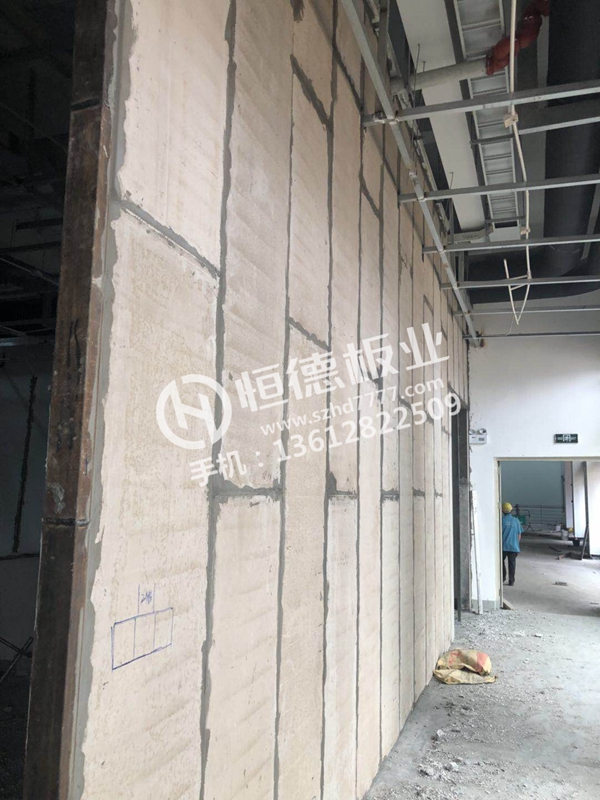 东莞OPPO新工厂――恒德板业轻质复合隔墙板安装工程